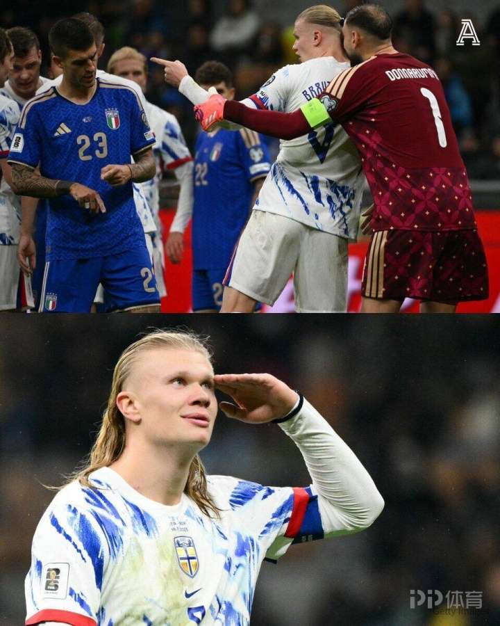 哈兰德:打平后曼奇尼摸我屁股,我对他说谢谢你激励